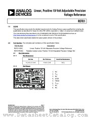 REF01S datasheet pdf Analog Devices