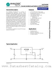 AAT4608 datasheet pdf ANALOGIC TECH