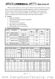 AP777 datasheet pdf Aplus Integrated Circuits