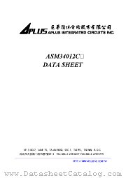 ASM34012C datasheet pdf Aplus Integrated Circuits