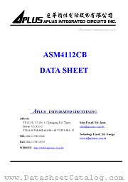 ASM4112CB datasheet pdf Aplus Integrated Circuits