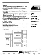 AT76C506 datasheet pdf Atmel
