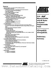 ATMEGA8535 datasheet pdf Atmel