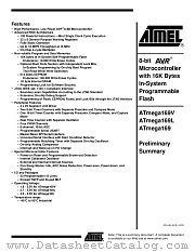 ATMEGA169 datasheet pdf Atmel