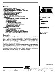 AT78C7015 datasheet pdf Atmel