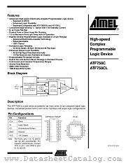 ATF750CL datasheet pdf Atmel