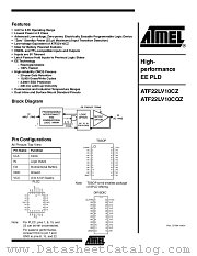ATF22LV10CQZ datasheet pdf Atmel