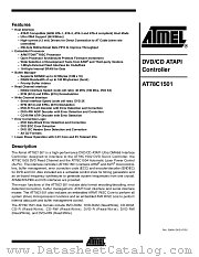 AT78C1501 datasheet pdf Atmel