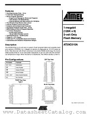 AT29C010A datasheet pdf Atmel