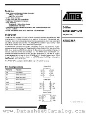 AT93C46A datasheet pdf Atmel
