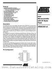 AT89C2051X2 datasheet pdf Atmel
