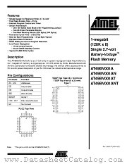 AT49BV001A datasheet pdf Atmel