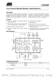 U4311B datasheet pdf Atmel