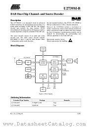 U2739M-B datasheet pdf Atmel