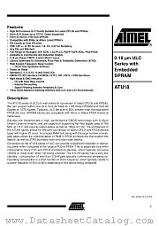 ATU18 datasheet pdf Atmel