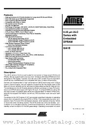 UA1E datasheet pdf Atmel
