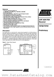 T5761 datasheet pdf Atmel