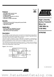 ATR0786 datasheet pdf Atmel
