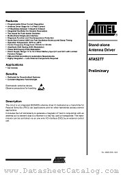 ATA5277 datasheet pdf Atmel