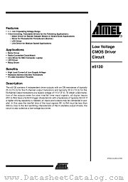 E5130 datasheet pdf Atmel