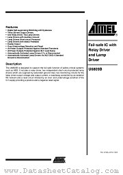U6809B datasheet pdf Atmel
