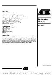 U2102B datasheet pdf Atmel