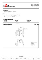 2SA1980E datasheet pdf AUK Corp