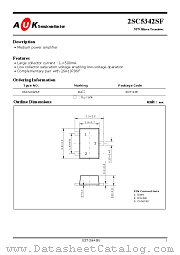 2SC5342SF datasheet pdf AUK Corp