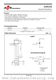 A431XM datasheet pdf AUK Corp