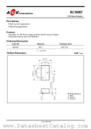 BC808F datasheet pdf AUK Corp