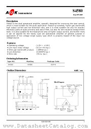S4580 datasheet pdf AUK Corp