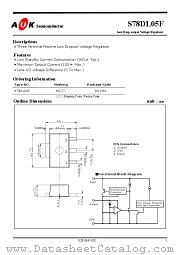 S78DL05F datasheet pdf AUK Corp