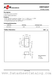 SBT5401F datasheet pdf AUK Corp