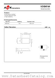 SDB0540 datasheet pdf AUK Corp