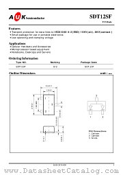 SDT12SF datasheet pdf AUK Corp