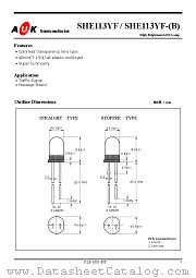 SHE113YF-(B) datasheet pdf AUK Corp