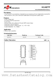SL1027P datasheet pdf AUK Corp