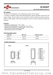 SL5018P datasheet pdf AUK Corp