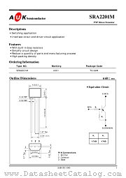 SRA2201M datasheet pdf AUK Corp