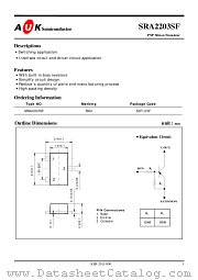 SRA2203SF datasheet pdf AUK Corp