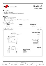 SRA2210E datasheet pdf AUK Corp