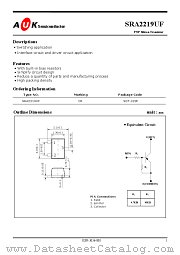 SRA2219UF datasheet pdf AUK Corp