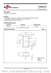 STB1132 datasheet pdf AUK Corp