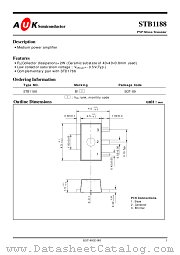 STB1188 datasheet pdf AUK Corp