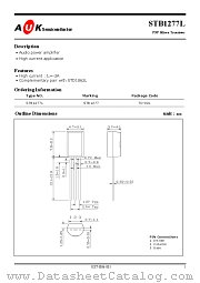 STB1277L datasheet pdf AUK Corp