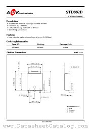 STD882D datasheet pdf AUK Corp