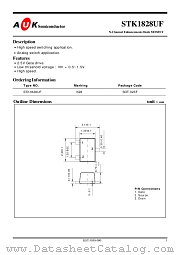 STK1828UF datasheet pdf AUK Corp