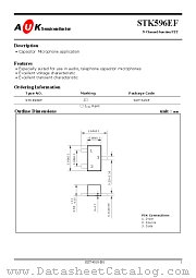 STK596EF datasheet pdf AUK Corp