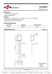 S9014 datasheet pdf AUK Corp