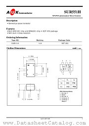 SUR551H datasheet pdf AUK Corp